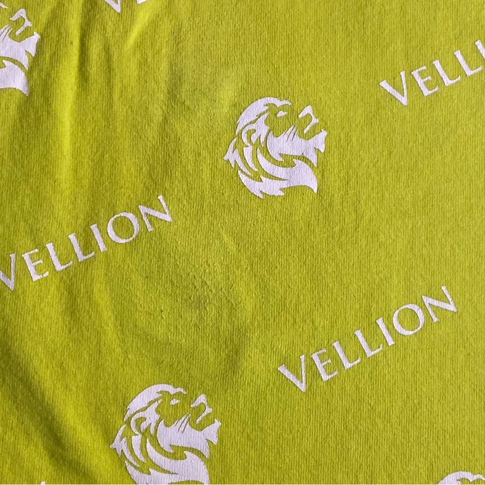 VELLION women’s short sleeve T-shirt, size extra large with graphics neon green - Picture 5 of 7